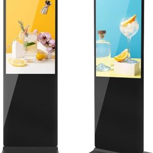 43 Inch Indoor Floor Standing Digital Signage Advertising Display Kiosk LCD Screen Commercial Totem Android System Vertical Poster with Auto Media Player