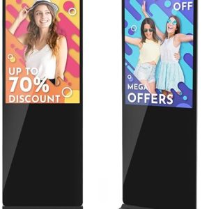 49 Inch Indoor Floor Standing Digital Signage Advertising Display Kiosk LCD Screen Commercial Totem Android System Vertical Poster with Auto Media Player